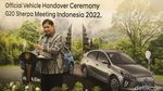 Menko Perekonomian Serah Terima Mobil Listrik Untuk Tamu KTT G20