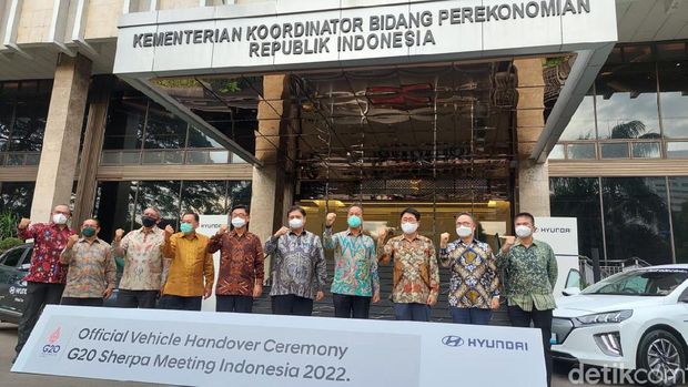 Mobil Listrik Hyundai untuk Tamu KTT G20