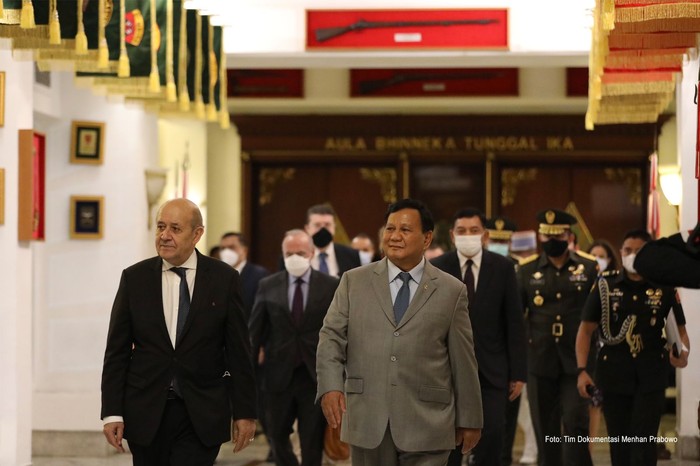 Prabowo Terima Kunjungan Menlu Prancis