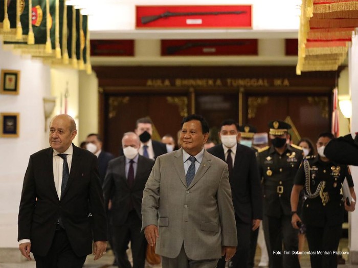 Prabowo Terima Kunjungan Menlu Prancis