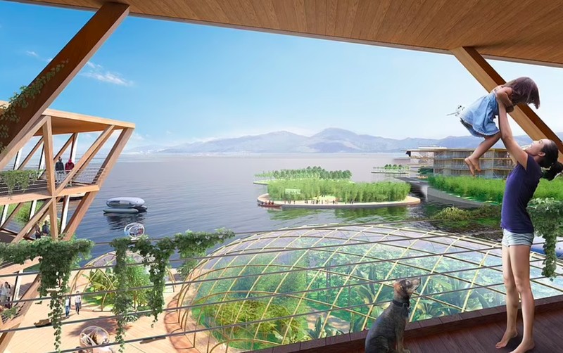 Kota terapung di Korea