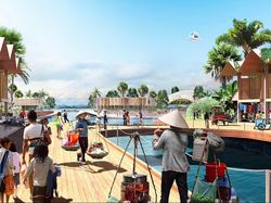 Wujud Kota Terapung di Korea yang Tahan Badai Topan