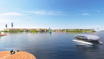 Materialnya diperkuat dengan lapisan batu kapur yang kuat dan ringan, tahan terhadap kondisi cuaca buruk. Foto: Daily Mail