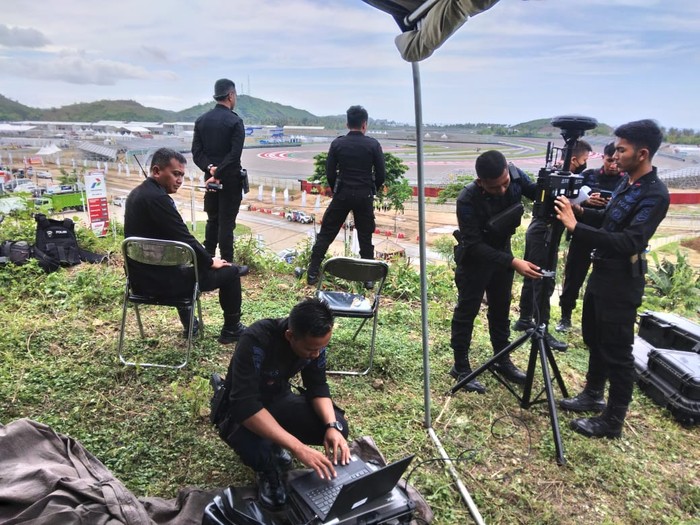 Polisi pengamanan WSBK Mandalika