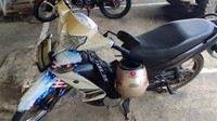 Sepeda motor yang terjaring razia ikut diamankan.