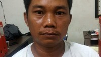 Pelaku bernama M Nur (39) ditangkap kabur di Kabupaten Musi Banyuasin tanpa perlawanan.
