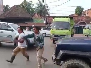 Ditangkap, Ini Tampang Pria Kejar Polantas Pakai Celurit Gegara Anak Ditilang