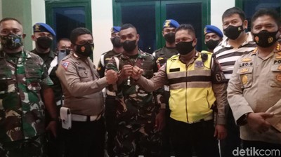 Potret Pertemuan Damai Oknum TNI-Polantas Usai Ribut di Ambon
