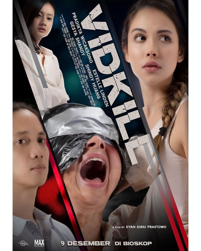 Vidkill disutradarai oleh Dyan Sunu Prastowo. Berikut ini sinopsis film Vidkill. Film ini bercerita tentang Theo (Pradikta Wicaksono) yang berusaha menyelamatkan tunangannya (Estelle Linden) beserta dua sahabatnya (Gesya Shandy dan Shindy Huang) yang mendapat teror dari orang asing saat tengah berlibur di sebuah vila. Proses penyelamatan itu dilakukan lewat video call.