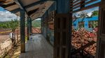 Penampakan Atap Sekolah Ambruk di Lebak