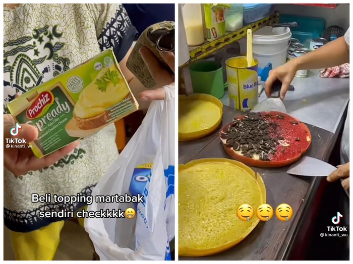 Kocak! Netizen Ini Bawa Topping Sendiri Saat Beli Martabak