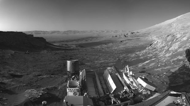 Foto Curiosity di Mars