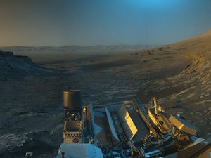 Penampakan Lanskap Mars dari Penjelajah Curiosity