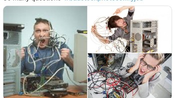 Para pekerja IT. Foto: Twitter via Boredpanda