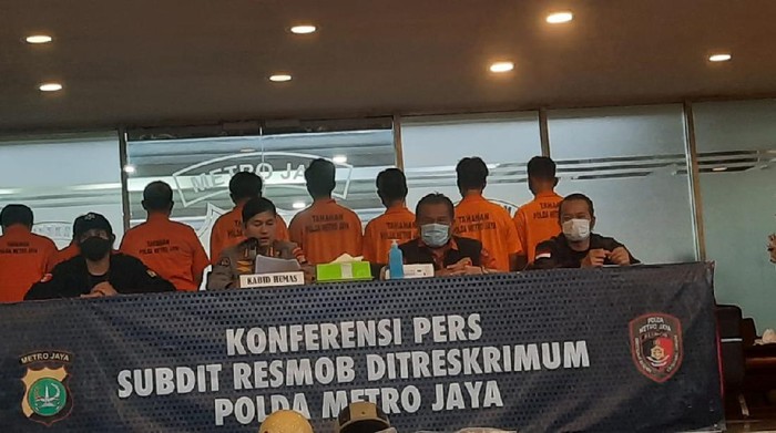 Konferensi pers di Polda Metro Jaya (Foto: Wildan/detikcom)