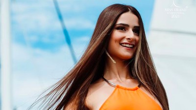 10 Foto Finalis Miss Grand International 2021 di Penjurian Baju Renang