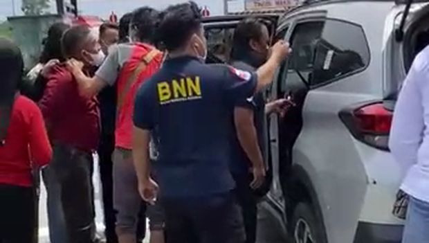 penyergapan narkoba di tol waru gunung
