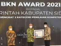 Pemkab Sidoarjo Raih Penghargaan BKN Award 2021