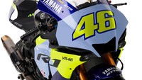Yamaha memberikan R1 GYTR VR46 Tribute ke Valentino Rossi pada ajang One More Lap di EICMA Motor Show 2021. Namun dalam keterangan resminya, Yamaha tidak mencantumkan informasi tentang penjualan motor edisi spesial ini secara umum. Foto: Yamaha Motor Europe