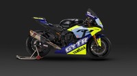 Yamaha R1 GYTR VR46 ini menggunakan fairing dari bahan carbon fibre. Selain itu, untuk bagian subframe-nya pun menggunakan bahan full carbon. Bagian lain yang berubah adalah tangkinya. Di R1 edisi spesial ini, Yamaha memasangkan tangki berkapasitas 22 Liter. Foto: Yamaha Motor Europe