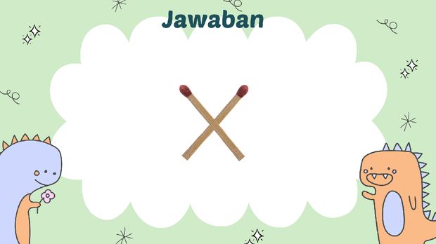 Paham maksudnya? Ini simbol romawi untuk angka 10.