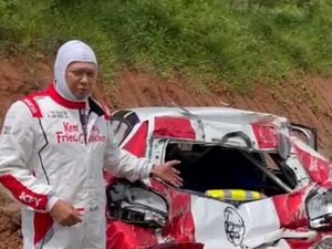 Bamsoet Ungkap Kondisinya Usai Mobil Terguling di Ajang Sprint Rally