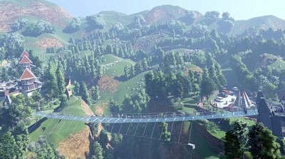 Penampakan Wisata Adrenalin Jembatan Kaca Bromo