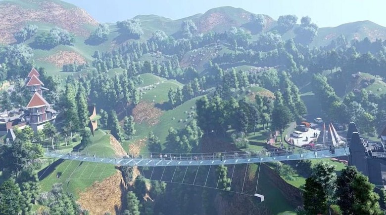 Desain Seruni Point, Jembatan Gantung Kaca Pertama di RI