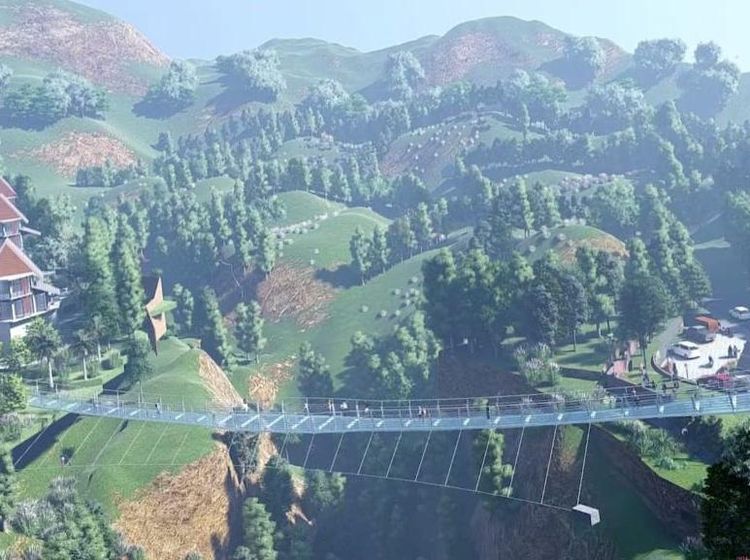 Penampakan Wisata Adrenalin Jembatan Kaca Bromo