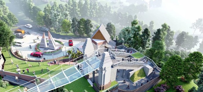 Desain Seruni Point, Jembatan Gantung Kaca Pertama di RI