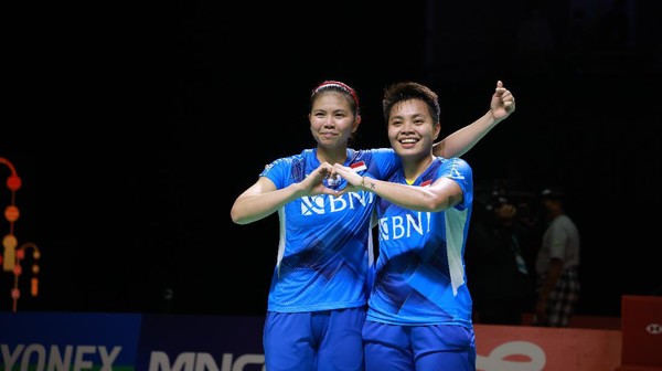 Senyum Greysia/Apriyani ke Final Indonesia Open 2021