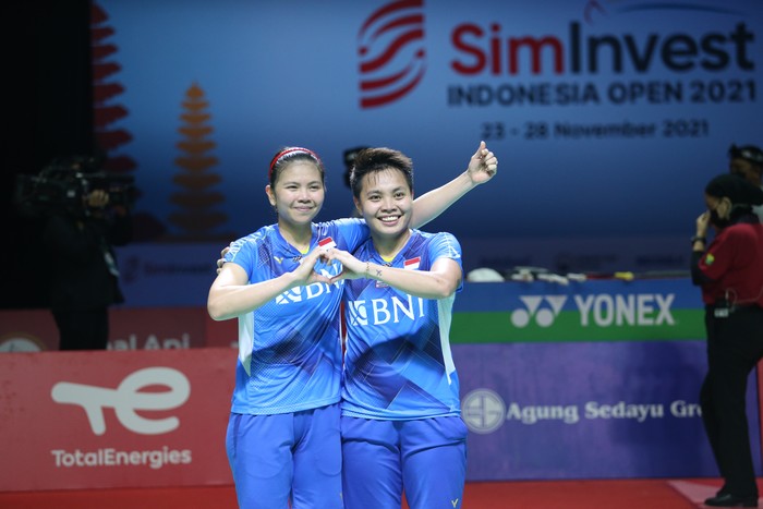 WD Players name : 
Greysia POLII-Apriyani RAHAYU (INA)

Credit Photo : HUMAS PP PBSI


Order of Play Saturday, 27 November 2021
Result :
https://www.tournamentsoftware.com
or
https://bwfworldtour.bwfbadminton.com