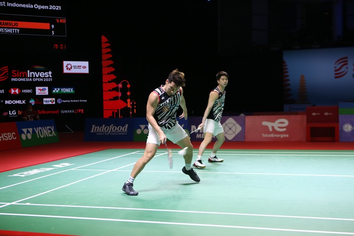 MD Players name : 
Marcus Fernaldi GIDEON-Kevin Sanjaya SUKAMULJO (INA) [1]

Credit Photo : HUMAS PP PBSI


Order of Play Saturday, 27 November 2021
Result :
https://www.tournamentsoftware.com
or
https://bwfworldtour.bwfbadminton.com