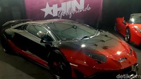 Ini dia Lamborghini Aventador milik Raffi Ahmad yang mejeng di area IAM x IIMS Motobike Show 2021 di Senayan Park, Tanah Abang, Jakarta Pusat. Foto: Ridwan Arifin