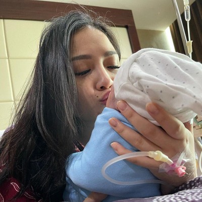 Nagita Slavina usai melahirkan anak kedua