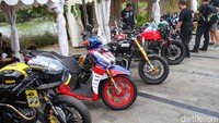 Sejumlah motor modifikasi juga dipamerkan di Indonesia Automodified (IAM) x IIMS Motobike.