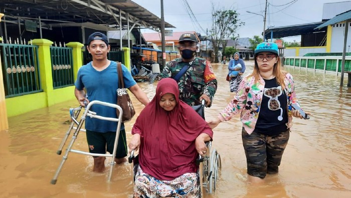Banjir di Hulu Sungai Tengah Kalsel