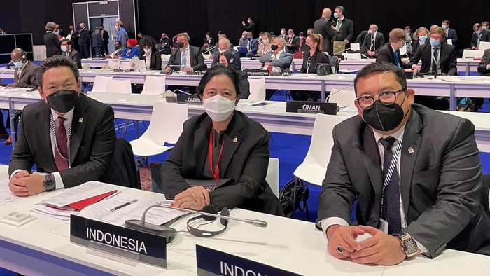 Fadli Zon Fadli Zon bersama Ketua DPR RI Puan Maharani di IPU ke-143, Madrid, Spanyol.