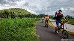 Ini Jalur Intake Kalibawang Kulon Progo, Trek Gowes Hits di Jogja