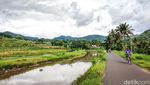 Ini Jalur Intake Kalibawang Kulon Progo, Trek Gowes Hits di Jogja