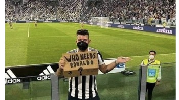 Kepergian Cristiano Ronaldo tampaknya sangat terasa bagi klub Turin ini. Foto: Internet