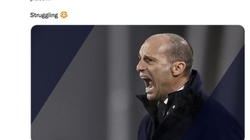 Meski ditangani lagi oleh Allegri, Juventus masih belum berbuat banyak musim ini. Foto: Internet