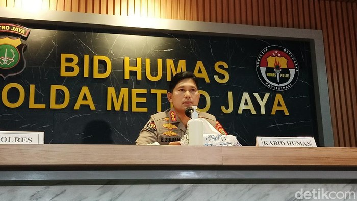 Kabid Humas Polda Metro Jaya Kombes E Zulfan (Karin Nur Secha/detikcom).