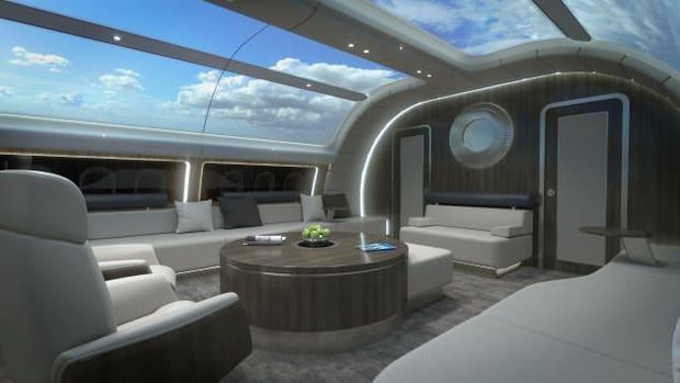Kabin Explorer di Dubai Airshow