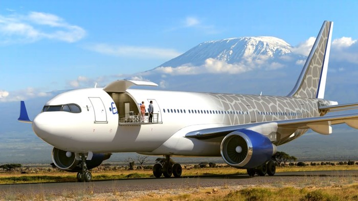 Kabin Explorer di Dubai Airshow