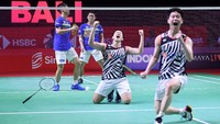Dari ganda putra, ada Kevin Sanjaya Sukamuljo/Marcus Fernaldi yang kokoh di puncak klasemen BWF World Tour Finals, mendapat tambahan 12 ribu poin menyusul gelar juara Indonesia Open.  