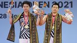 Bangga! Marcus/Kevin Juarai Indonesia Open 2021
