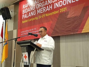 Sudirman Said di Rakornis PMI: JK Dorong Digitalisasi Operasi Kemanusiaan