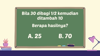 Yang IQ-nya Cerdas Pasti Nggak Gampang Kegocek, Bisa Jawab Teka-teki Ini?