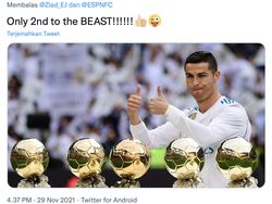 Debat Netizen Pemenang Ballon dOr: Messi, Lewandoski, Salah, atau CR7?